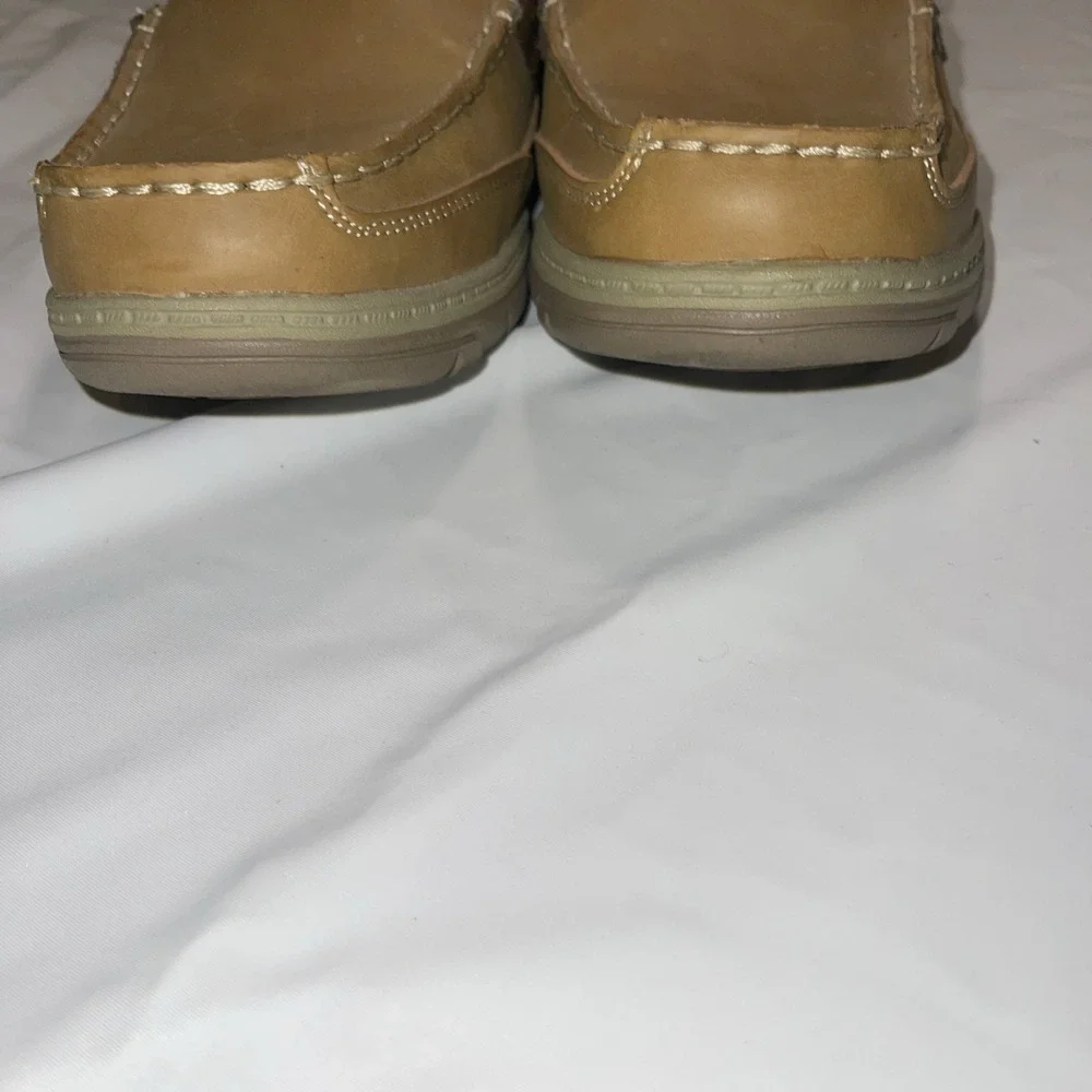 Croft & Barrow Coffee Roast Leather Boat Shoes Moccasins Size 11 Acadamia Men's‎